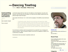 Tablet Screenshot of dancingtreefrog.com